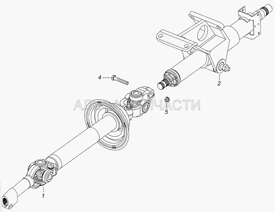 6520-3444006 Рулевая колонка с карданным валом (53205-3444009-30 Рулевая колонка) 